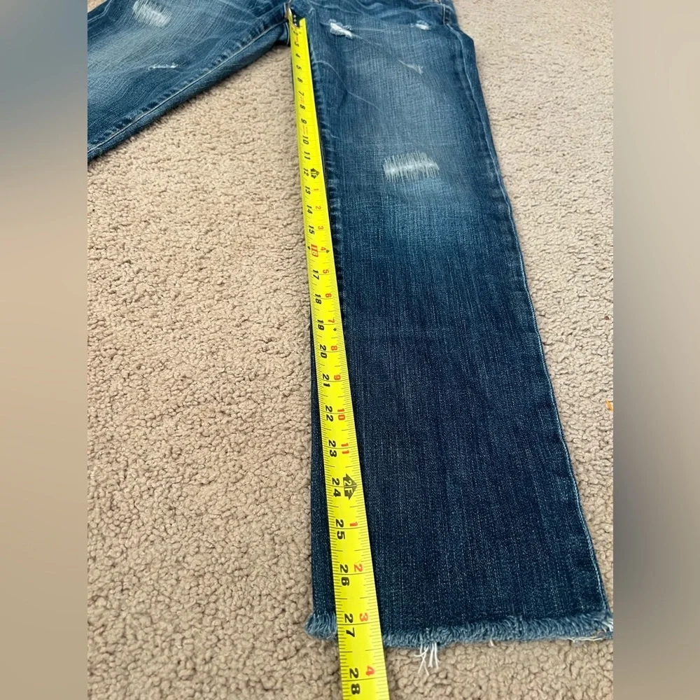 Adriano Goldschmied women’s size 29 mid rise cigarette‎ leg denim jeans